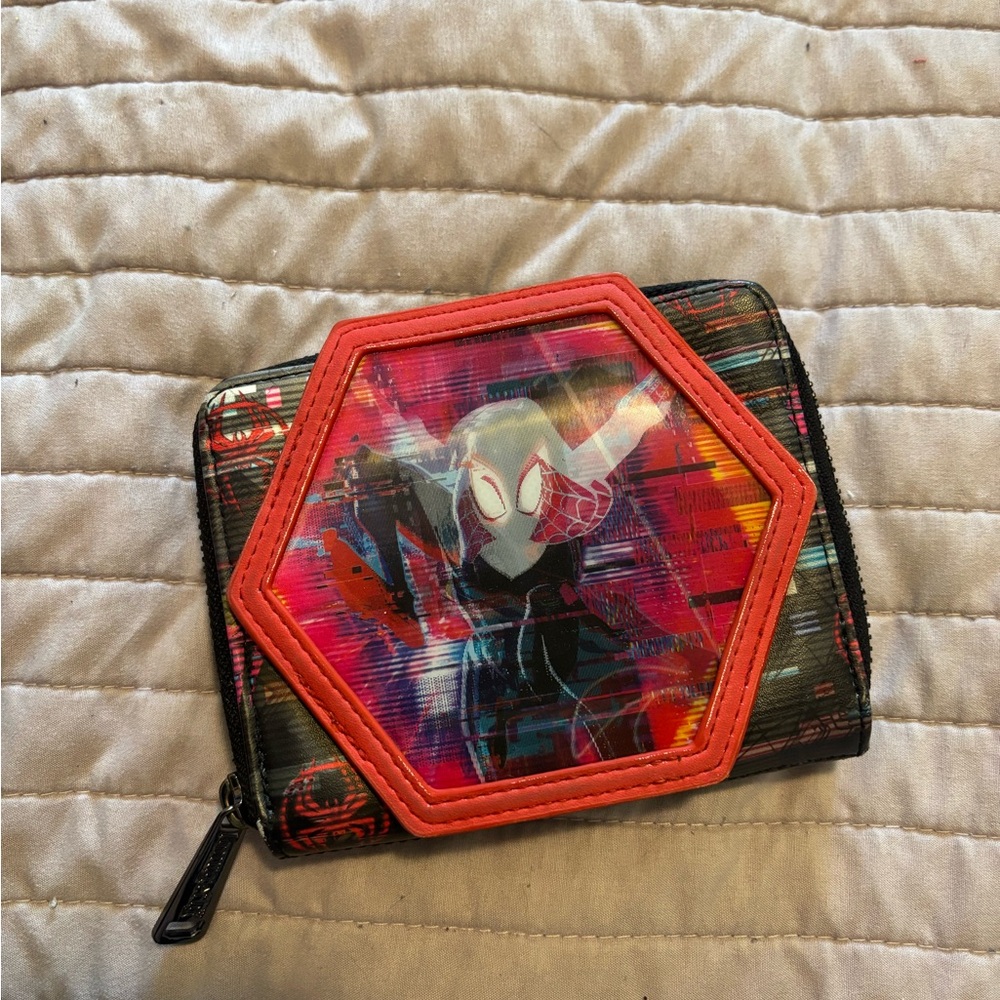 Spider-Man loungefly wallet spider-verse